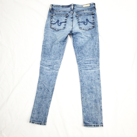 AG Adriano Goldschmied Middi Ankle Acid Wash Jeans - Picture 5 of 10